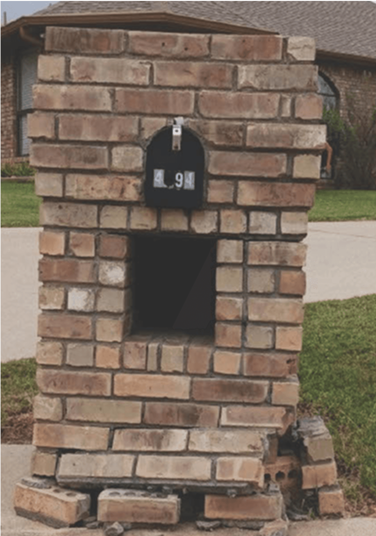 Mailbox Rebuild Before